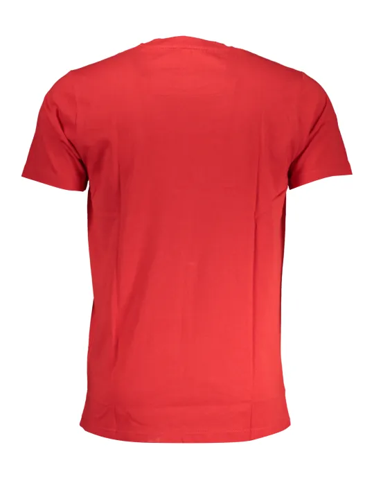 "Cavalli Class T-Shirts im Sale | Cavalli Class Rot Kurzarm T-Shirt mit Logo-Print online kaufen"|Planet-Deluxe