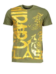 "Cavalli Class T-Shirts im Sale | Cavalli Class Grün Tiger T-Shirt online kaufen"|Planet-Deluxe