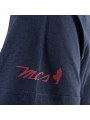 Navy T-Shirt mit Wolf-Silhouetten