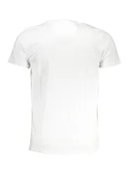 "Cavalli Class T-Shirts im Sale | Cavalli Class Style TShirt Weiß Mit Korall Logo online kaufen"|Planet-Deluxe