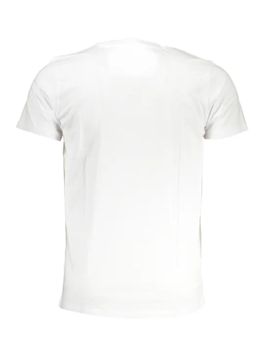 "Cavalli Class T-Shirts im Sale | Cavalli Class Style TShirt Weiß Mit Korall Logo online kaufen"|Planet-Deluxe