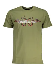 "Cavalli Class T-Shirts im Sale | Cavalli Class Grün T-Shirt - Stilvoll und Komfortabel online kaufen"|Planet-Deluxe