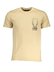 "Cavalli Class T-Shirts im Sale | Cavalli Class QXT62WJD060_BE00503 Beige online kaufen"|Planet-Deluxe