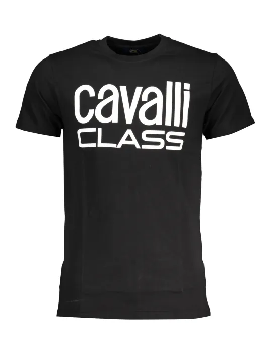 "Cavalli Class T-Shirts im Sale | Cavalli Class T-Shirt Schwarz: Stilvolle Lässigkeit in Perfektion online kaufen"|Planet-Deluxe