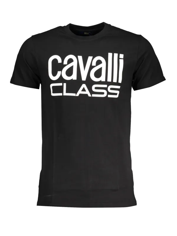 "Cavalli Class T-Shirts im Sale | Cavalli Class T-Shirt Schwarz: Stilvolle Lässigkeit in Perfektion online kaufen"|Planet-Deluxe
