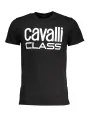 "Cavalli Class T-Shirts im Sale | Cavalli Class T-Shirt Schwarz: Stilvolle Lässigkeit in Perfektion online kaufen"|Planet-Deluxe