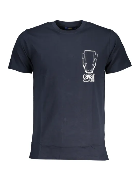 "Cavalli Class T-Shirts im Sale | Cavalli Class QXT62WJD060_BL04926 Blau online kaufen"|Planet-Deluxe