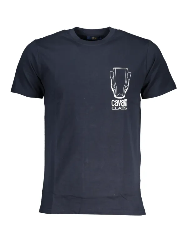 "Cavalli Class T-Shirts im Sale | Cavalli Class QXT62WJD060_BL04926 Blau online kaufen"|Planet-Deluxe