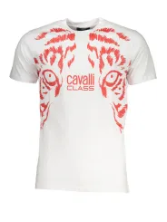 "Cavalli Class T-Shirts im Sale | Cavalli Class QXT62UJD060_BI00053 Weiß online kaufen"|Planet-Deluxe