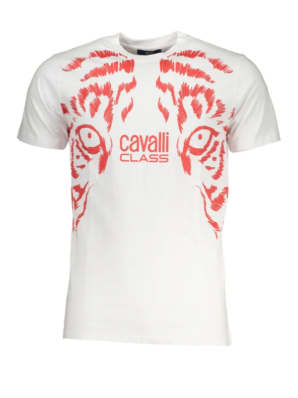"Cavalli Class T-Shirts im Sale | Cavalli Class QXT62UJD060_BI00053 Weiß online kaufen"|Planet-Deluxe