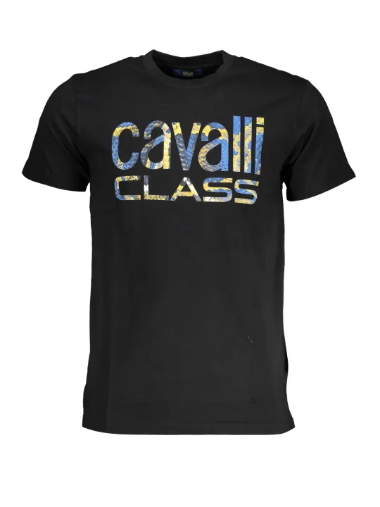 "Cavalli Class T-Shirts im Sale | Cavalli Class Schwarz Lux Tee online kaufen"|Planet-Deluxe