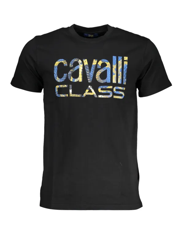 "Cavalli Class T-Shirts im Sale | Cavalli Class Schwarz Lux Tee online kaufen"|Planet-Deluxe