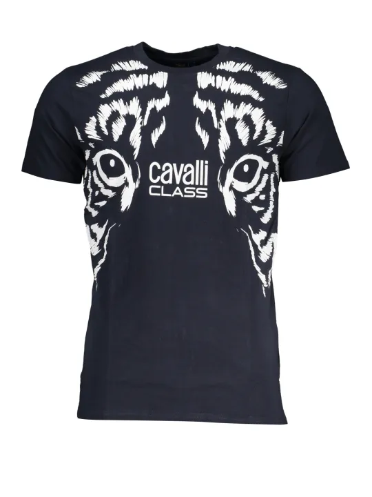 "Cavalli Class T-Shirts im Sale | Cavalli Class QXT62UJD060_BL04926 Blau online kaufen"|Planet-Deluxe
