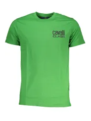 "Cavalli Class T-Shirts im Sale | Cavalli Class QXT62XJD060_VE07334 Grün online kaufen"|Planet-Deluxe