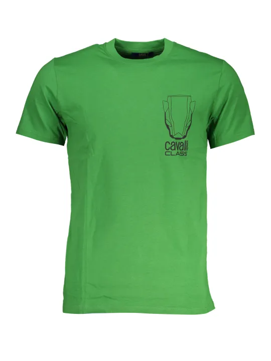 "Cavalli Class T-Shirts im Sale | Cavalli Class QXT62WJD060_VE07334 Grün online kaufen"|Planet-Deluxe
