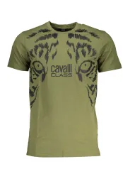 "Cavalli Class T-Shirts im Sale | Cavalli Class QXT62UJD060_VE04050 Grün online kaufen"|Planet-Deluxe