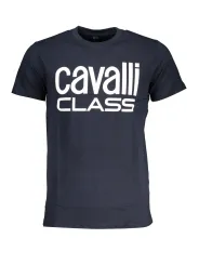 "Cavalli Class T-Shirts im Sale | Cavalli Class QXT62QJD060_BL04926 Blau online kaufen"|Planet-Deluxe