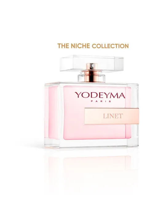 Zartrosa Yodeyma Linet Parfümflasche