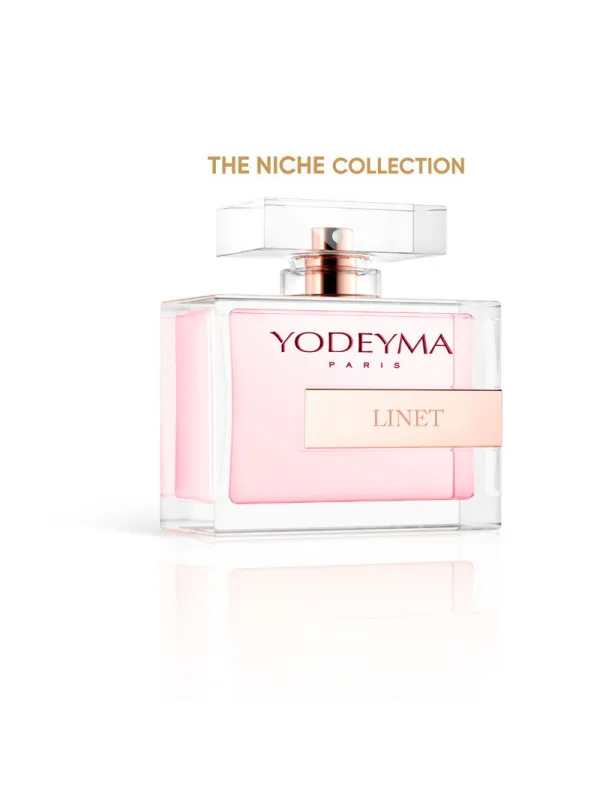 Zartrosa Yodeyma Linet Parfümflasche