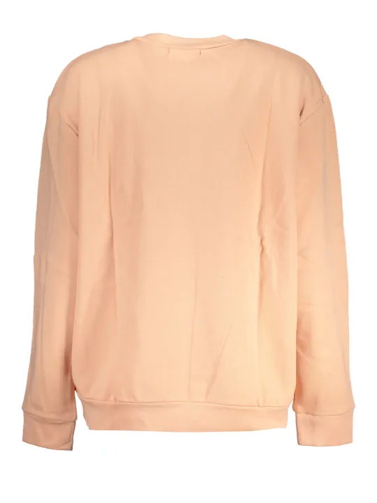 "Cavalli Class Sweatshirts im Sale | Cavalli Class Luxus Sweatshirt Pfirsich Leopardenkopf online kaufen"|Planet-Deluxe