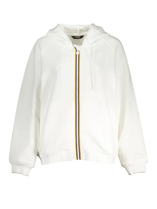 "K-WAY Sweatshirts im Sale | K-WAY Damen-Sweatshirt mit Reißverschluss, Weiß online kaufen"|Planet-Deluxe