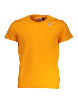 "KWAY Orange Kurzarm-Sommer-T-Shirt – Frisch & Stilvoll"