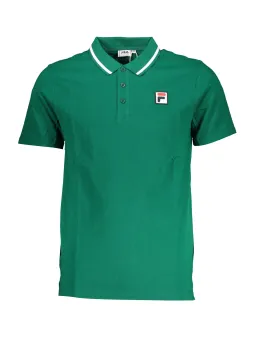 Grünes Fila Herren Polo - Kurzarm, stilvoll & bequem