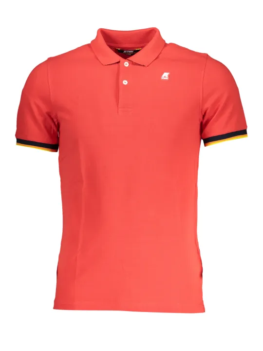 "K-WAY Poloshirts im Sale | K-WAY RED HERREN-KURZÄRMELIGES POLOSHIRT online kaufen"|Planet-Deluxe