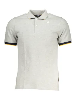 "KWAY Poloshirt: Kurzarm, Kontrastdetails & Logo"