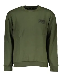 "Cavalli Class Sweatshirt: Stilvolles Fleece mit Sticklogo"