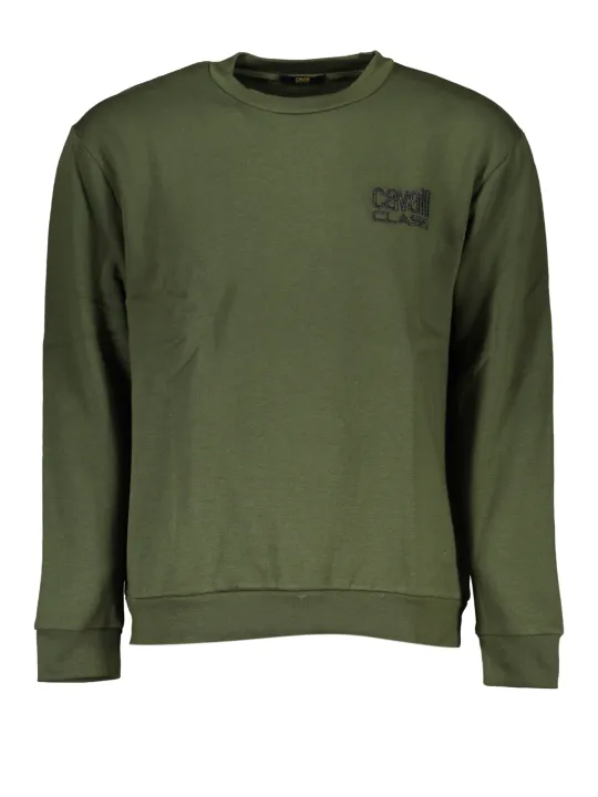 "Cavalli Class Startseite im Sale | CAVALLI CLASS GRÜNES HERREN-SWEATSHIRT MIT REISSVERSCHLUSS online kaufen"|Planet-Deluxe