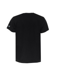 Schwarzes T-Shirt Rückansicht Adidas Logo