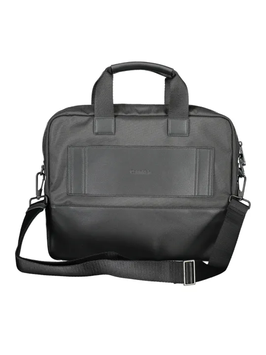 "Calvin Klein Aktentaschen im Sale | Calvin Klein Aktentasche mit Laptopfach und recyceltem Polyester online kaufen"|Planet-Deluxe