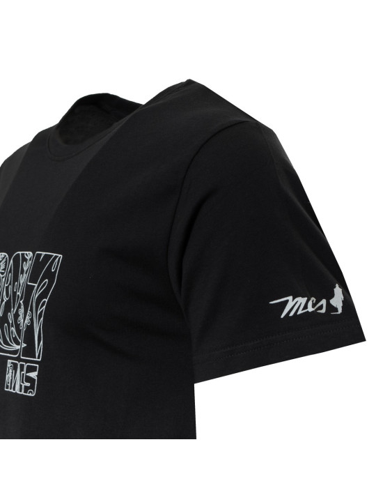 Schwarzes T-Shirt mit MCS Grafik