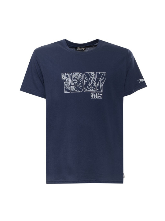 Navy MCS Logo Crewneck T-Shirt