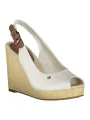 "Tommy Hilfiger Sandalen im Sale | Tommy Hilfiger Keilsandale mit Stickerei und Kontrastdetails online kaufen"|Planet-Deluxe