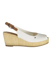 "Tommy Hilfiger Sandalen im Sale | Tommy Hilfiger Sandale mit Schnürung und Kontrastdetails 7cm Absatz online kaufen"|Planet-Deluxe