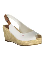 "Tommy Hilfiger Sandalen im Sale | Tommy Hilfiger Sandale mit Schnürung und Kontrastdetails 7cm Absatz online kaufen"|Planet-Deluxe