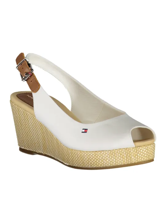"Tommy Hilfiger Sandalen im Sale | Tommy Hilfiger Sandale mit Schnürung und Kontrastdetails 7cm Absatz online kaufen"|Planet-Deluxe