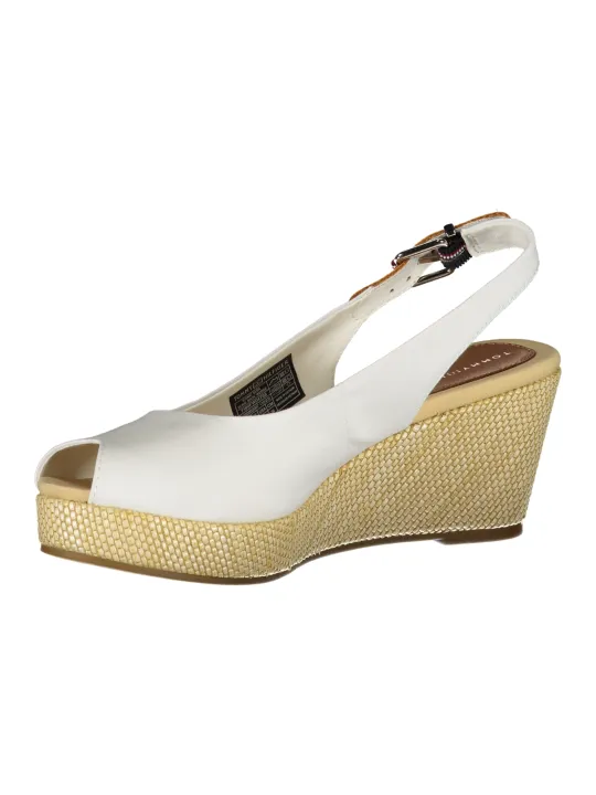 "Tommy Hilfiger Sandalen im Sale | Tommy Hilfiger Sandale mit Schnürung und Kontrastdetails 7cm Absatz online kaufen"|Planet-Deluxe