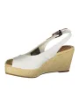 "Tommy Hilfiger Sandalen im Sale | Tommy Hilfiger Sandale mit Schnürung und Kontrastdetails 7cm Absatz online kaufen"|Planet-Deluxe