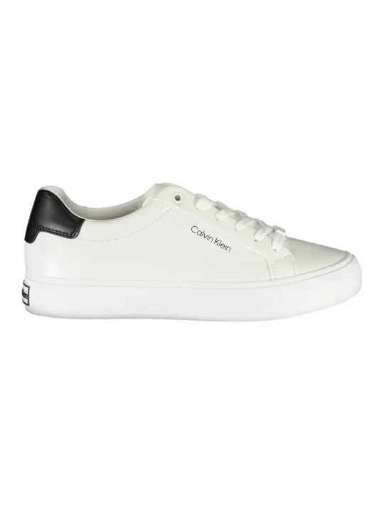 "Calvin Klein Kontrast Sneakers – Stylisch mit Logo Print"