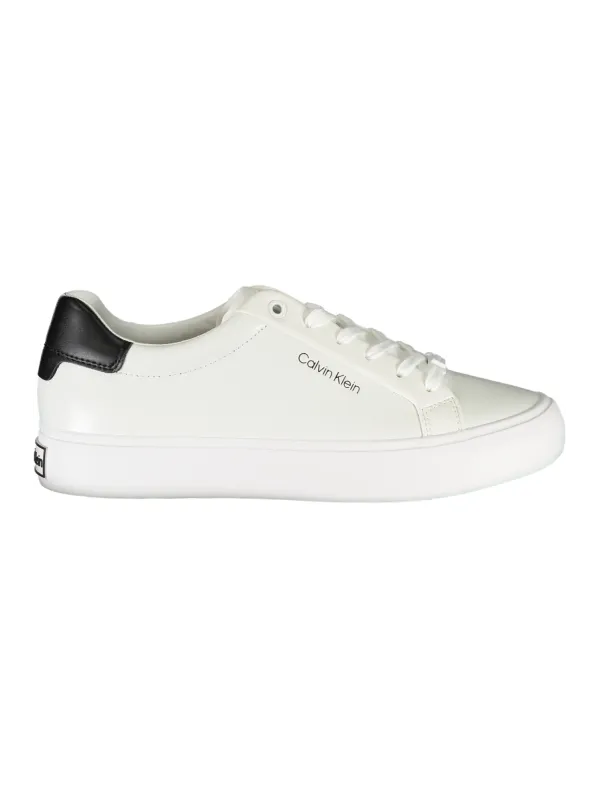 "Calvin Klein Kontrast Sneakers – Stylisch mit Logo Print"