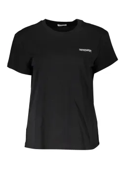 "Bio Baumwolle T-Shirt mit Sticklogo - Patrizia Pepe"