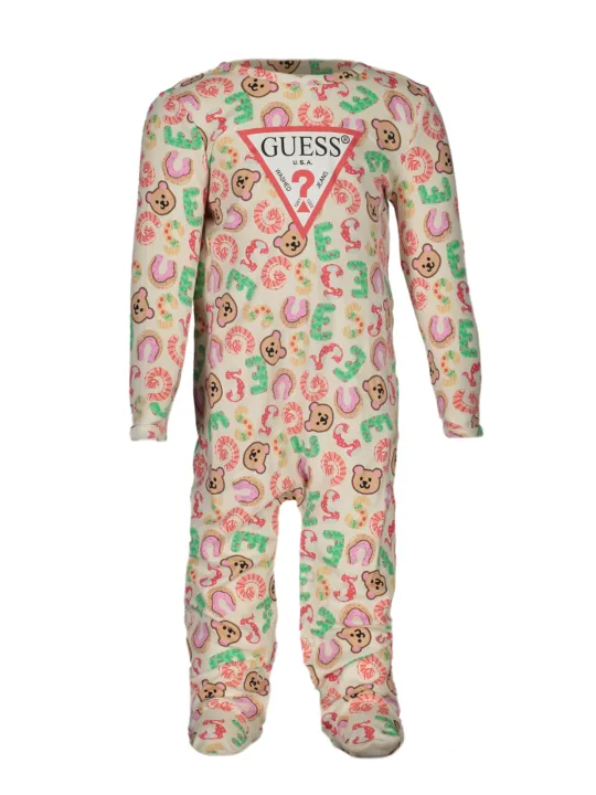 "GUESS JEANS Startseite im Sale | GUESS JEANS WEISSES LANGÄRMELIGES T-SHIRT FÜR KINDER online kaufen"|Planet-Deluxe