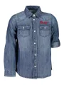 "GUESS JEANS Startseite im Sale | GUESS JEANS LANGÄRMELIGES HEMD FÜR MÄDCHEN BLAU online kaufen"|Planet-Deluxe