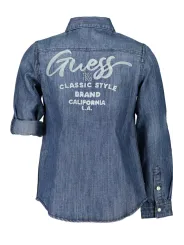 "GUESS JEANS Startseite im Sale | GUESS JEANS LANGÄRMELIGES HEMD FÜR MÄDCHEN BLAU online kaufen"|Planet-Deluxe