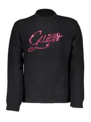 "GUESS JEANS Startseite im Sale | GUESS JEANS SCHWARZER MÄDCHENPULLOVER online kaufen"|Planet-Deluxe