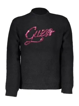"Guess Jeans Mädchen Pullover – Kontrastdetails & Stickerei"