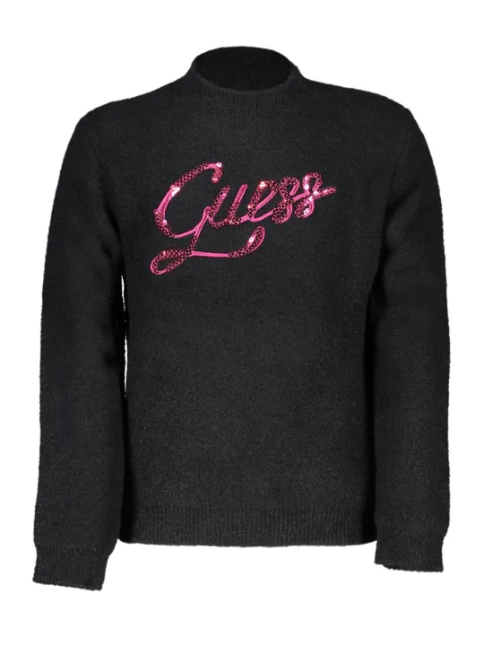 "GUESS JEANS Pullover im Sale | Guess Jeans Mädchen Pullover mit Kontrastdetails und Stickerei online kaufen"|Planet-Deluxe